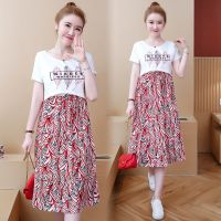 New Maternity Dresses Out Short-sleeved Breastfeeding Pregnant Tide Mother Floral Dresses Or Pregnant Women Summer Dress Skirt