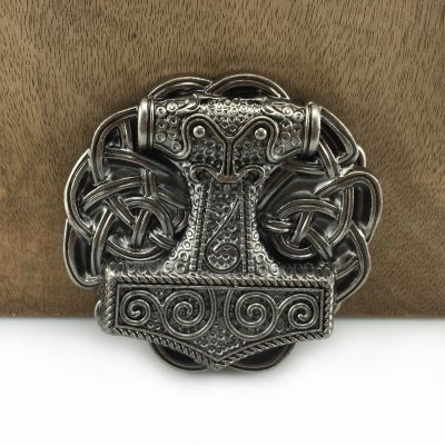 【CC】 BuckleClub-Mjolnir THORSHAMMER VIKING Buckle Jeans Gift Music FP-03718-2 Finish Drop Shipping