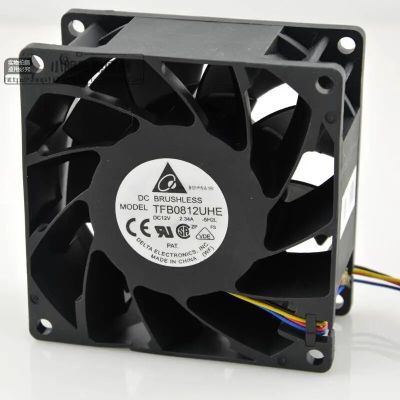 New CPU Cooling Fan For Delta TFB0812UHE 8038 12V 2.34A PWM Temperature Control Server Violent Fan 80×80×38 Mm