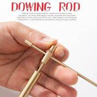 1คู่มีความยืดหยุ่นน้ำเวทมนต์ Dowsing แท่งเซ็นเซอร์ตรวจจับความเคลื่อนไหวกลางแจ้งมังกรมืออาชีพแสวงหาพลังงานทองแดงอุปกรณ์ที่ถอดออกได้