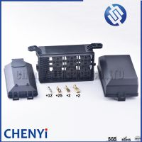 【YF】┇■۩  12-Slot Relay 6 Relays ATC/ATO Fuses Holder Block with 41 pcs Metallic Pins for Automotive and Use