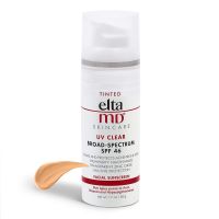 EltaMD UV Clear SPF 46ทินท์ใบหน้าครีมกันแดด,สเปกตรัมกว้างครีมกันแดดสำหรับผิวบอบบางและผิวที่เป็นสิวง่าย48กรัม