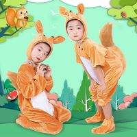 Squirrel Childrens Animal Performance Costumes Kindergarten Adult Pupils Cartoon Dance Puppet Small