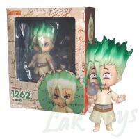 Nendoroid ด๋อย เซ็นคู Senku Ichigami จาก Dr.Stone ปรับเปลี่ยนหน้าตาและท่าทางได้ งานจีน สูงประมาณ 10 ซม.