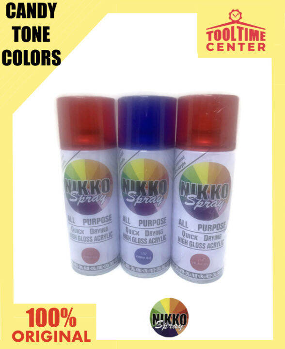 Nikko All Purpose Quick Drying High Gloss Acrylic Spray Paint 400cc Yamaha & Honda Colors