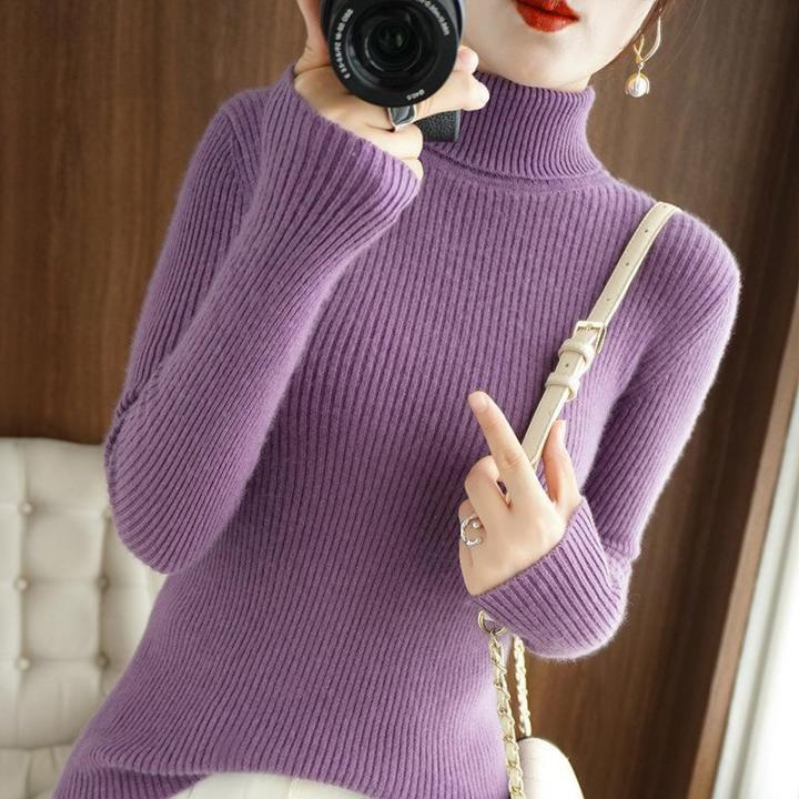 2023-autumn-and-winter-turtleneck-sweater-womens-slim-fit-base-shirt-pit-knitwear-commuter-womens-approved-hair-2023