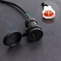 Motorcycle USB interface Digital Display Charger Adapter Port Mobile Phone Power Supply Charger Port Socket Waterproof