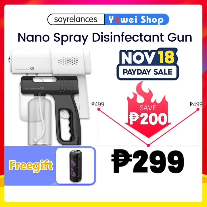 Original Nano Spray Gun Disinfectant Spray Gun Machine [k5350ml kk600ml ...