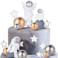 【YF】 Astronaut Toppers Outer Birthday Dessert Props Festive Decoration