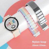 Nylon loop for Amazfit GTS/GTR-4-3-2-2e-Mini-Pro/stratos 2-3 band 22mm 20mm bracelet huawei GT/Amazfit bip-U-S-3-Pro watch strap Straps