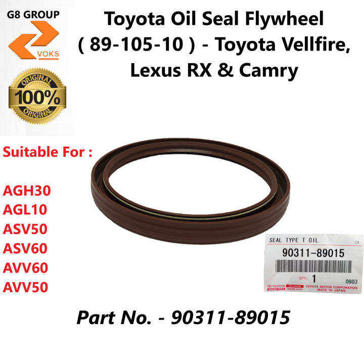 Toyota Oil Seal Flywheel Toyota Vellfire, Lexus RX & Camry ( 90311