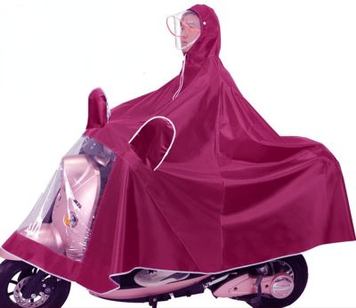 รถยนต์ไฟฟ้าเสื้อปอนโชเสื้อกันฝนสีบริสุทธิ์เสื้อปอนโชเสื้อกันฝนแบบพิเศษสำหรับรถจักรยานยนต์