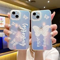 เคสสำหรับหัวเหว่ยโทรศัพท์ผีเสื้อไล่ระดับสีด้วยเลเซอร์ทันสมัย P40 P40pro P50 P50pro P60 P60pro Mate30 Mate30pro Mate40 Mate40pro Mate50pro Mate50