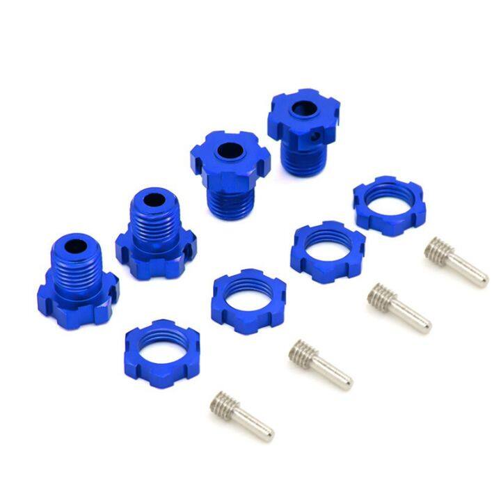 4pcs-metal-17mm-splined-wheel-hex-hub-adapter-5353-for-traxxas-e-revo-e-maxx-t-maxx-revo-3-3-summit-xo-1-upgrade-parts