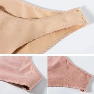 Women's Thong Cotton Panties Sexy Panties G-String Solid Color Wide Waist T  back Female Seamless