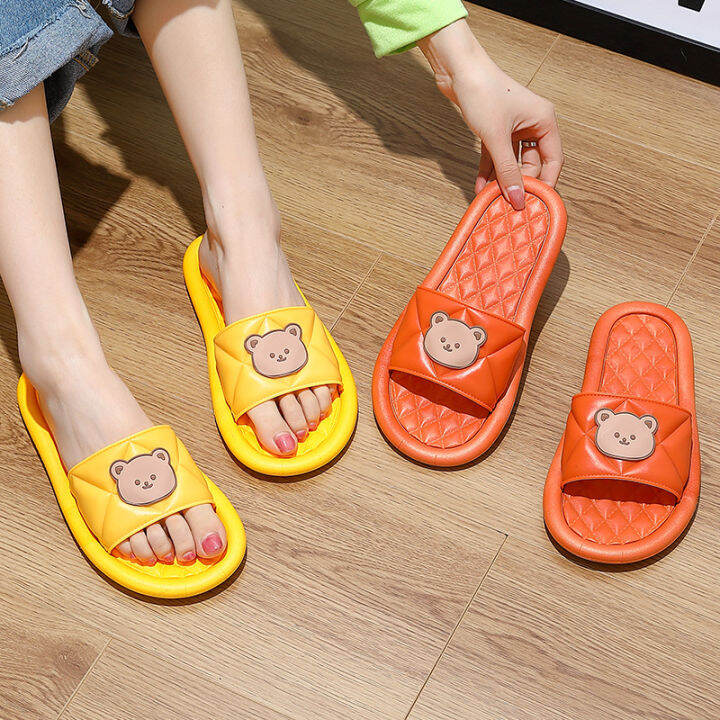 women-summer-beach-slides-men-slippers-sandals-flip-flops-cartoon-duck-animal-print-platform-thick-couples-home-bathroom-shoes