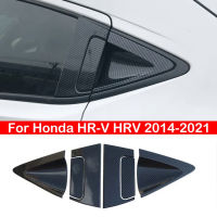 สำหรับฮอนด้า HR-V HRV Vezel 2014-2021คาร์บอนไฟเบอร์โครเมี่ยม ABS รถประตูชามจับปกตัดป้องกันสติ๊กเกอร์อุปกรณ์อัตโนมัติ