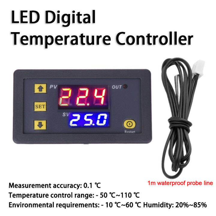 Thermostat Temperature Controller Digital Display Temperature ...