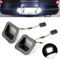 2ชิ้นสำหรับ Dodge Ram 1500 2500 3500 2003-2018หลอดไฟ LED Canbus แบบรมควันไฟแผ่นป้ายทะเบียนรถยนต์ด้านหลังรถยนต์อุปกรณ์โคมไฟแผ่นตัวเลข