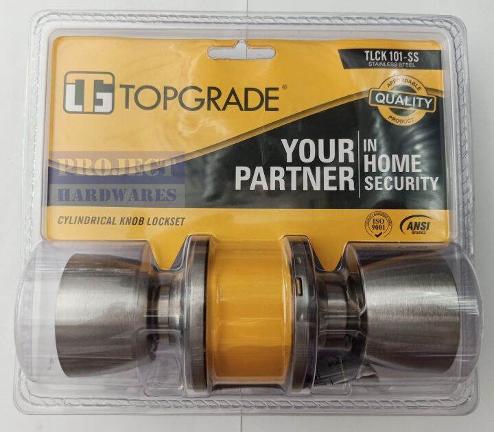Entrance Door Lock Set with 3 Keys Topgrade TLCK 101SS Lazada PH