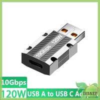 IHBNEP โน้ตบุ๊ก10Gbps Converter Type-C 3.1เพื่ออะแดปเตอร์ USB การส่งข้อมูลชาร์จเร็ว120W