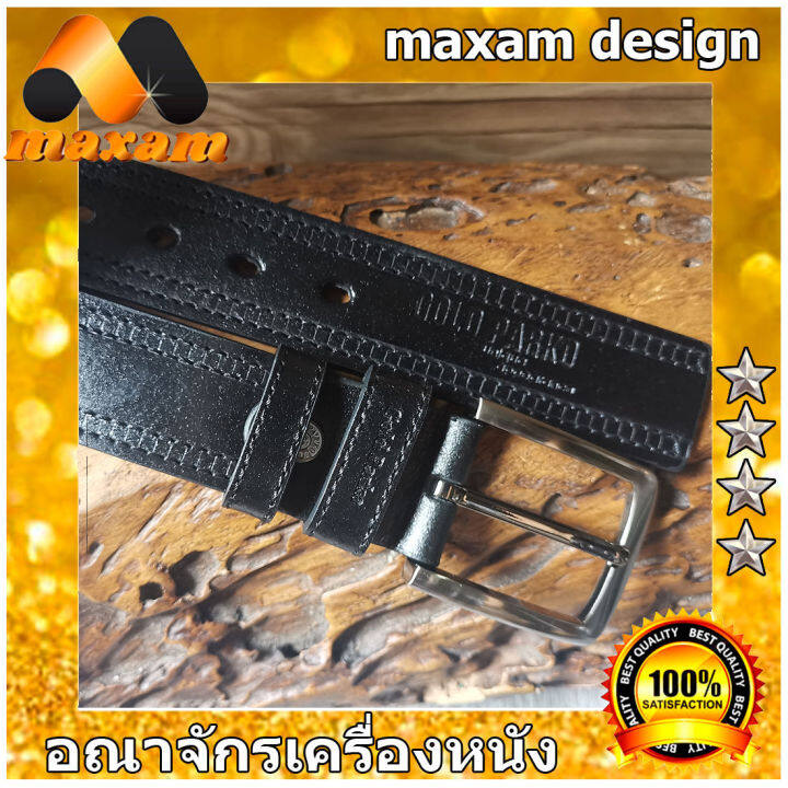 super-black-เย็บลายคู่-คุณภาพเกรด-a-เข็มขัดหนังเเท้ยาวตลอดเส้น-45-นิ้ว-หนังเเท้ๆ-ใช้นานใช้ทน