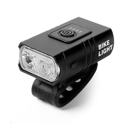 1200Ma Cycle Head Light Lamp T6 Charged Quantity Display Lamp Low and High Beam Mountain Bicycle Rechargeable