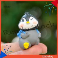 【hot sale】 ﹍ B09 BABY 6Pcs Penguin Figurine Lovely Micro Landscape Doll PVC Solid Model Desktop Ornament Collectible Cartoon Animal Figure Model Decoration Children Birthday Gift