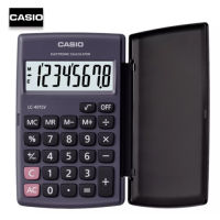 Velashop เครื่องคิดเลข แบบพกพา Casio  รุ่น LC-401LV-BK (Black), LC-401LV, LC-401 รับประกันศูนย์ 1 ปี