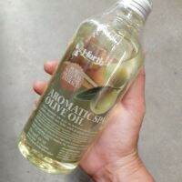 (450มล.) น้ำมันมะกอก​ สูตรเข้มข้น สำหรับผิวกายและเส้นผม​ : Aromatic Spa Olive​ Oil