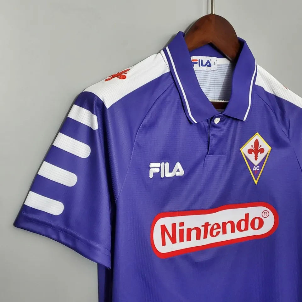 Fiorentina 1998/1999 Home Retro Jersey Men Adult
