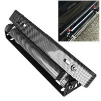 Hot sale Car styling Universal Adjustable Car License Plate Frame Holder Carbon Fiber Racing Number Plate Auto Mount Bracket