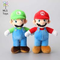 ของขวัญสำหรับเด็กๆเป็นอนิเมะ Game Mario ของเล่นต่อพ่วง Super Mario Bros. ลูอิจิตุ๊กตามือซูเปอร์มาริโอของเล่นของเล่นกำมะหยี่ยัดไส้