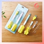 Cọ rửa bình sữa, núm ti, ống hút sữa chất liệu mút xốp 6 chi tiết Hải Anh