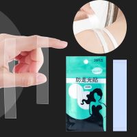 ۩∏ PET Transparent Waterproof Cloth Tape Double-sided Secret Self Adhesive Breast Bra Strip Safe Anti Glare Chest Patch 5Bags/180pc