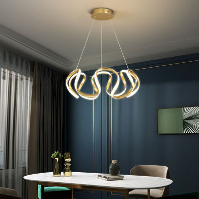 Modern chandelier led chandelier round goldblack chandelier kitchen living room dining room kitchen room lighting
