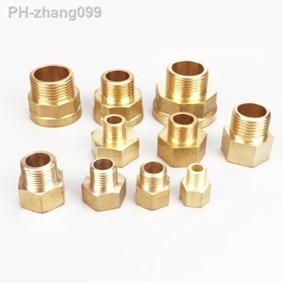 1/8 quot; 1/4 quot; 3/8 quot; 1/2 quot; 3/4 quot; BSP Female To Male Thread Connection Brass Pipe Fitting Adapter Coupler Connector For Fuel Gas Water