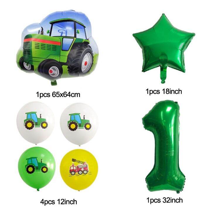 7pcs-set-excavator-tractor-number-balloons-construction-vehicle-foil-balloon-kids-birthday-party-diy-decoration-latex-balls-toy-balloons