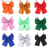 卐● Bow Tie For Women Fashion Outfit Uniform Collar Butterfly Bow knot Bow Ties For Wedding Macaroon Color Bowties Shirt Neck Wear