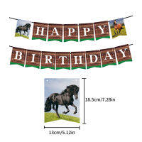 Horse Happy Birthday Cake Toppers Horse Racing Theme Cake Decoartions Horse Racing Girl Boy Birthday Party Decorations Supplies