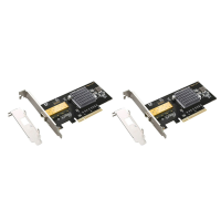 2X 10 Gigabit PCIE Network Card for Intel 82599 Server Optical Fiber Desktop PCI-E X8 LAN Adapter SFP 10Gbit