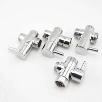 วาล์วเติมน้ำ3Way G1/2 "G 3/4 \" อะแดปเตอร์สำหรับท่านชายหญิงก๊อกน้ำอะแดปเตอร์ชุบโครเมี่ยมโถส้วมห้องน้ำ P1อุปกรณ์เสริมสำหรับฝักบัว