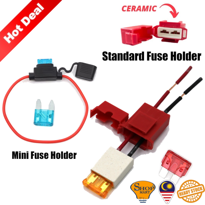 1PCS 12V 40A Car Fuse Holder Mini Standard Fuses Holders Batteries