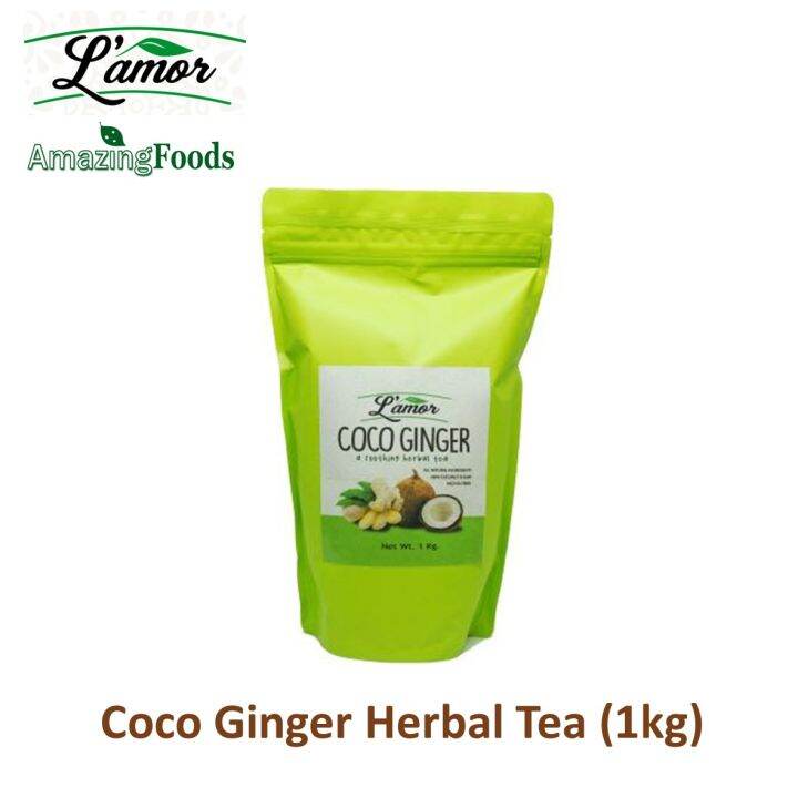 L'amor Coco Ginger Tea Powder 1Kg (Salabat with Coconut Sugar
