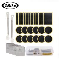 ▥♟☇ Bicycle Tire Patch Glueless Kit Wheel Tyre Lever MTB Road Bike Inner Tire No-glue Adhesive Quick Dry Repair Tool Set Accessories