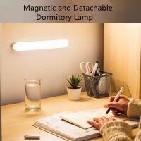 ☃㍿✽ Raya University Dormitory Table Lamp LED Magnetic Dormitory Charging LampLED Detachable Rechargeable LampUSB Rechargeable Small Under Cabinet LightPortable For Home Office Kitchen Bedroom Reading Study Light