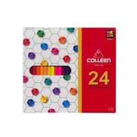 (KTS)ดินสอ สีไม้ COLLEEN 1 หัว 24 สี