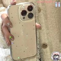 สําหรับ for IPhone 14 เคสโทรศัพท์มือถือแบบนิ่ม Tpu ใส กันกระแทก แต่งกลิตเตอร์ 13 12 Xs Xr 7 8