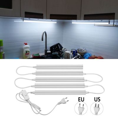 110V US 220V EU Power Plug Under Cabinet Bar Lamp T5 Tube LED Light Kitchen Closet Lighting bedroom decor lights led armario  by Hs2023