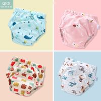 Baby Washable Baby girl Potty Training Pants Nappies Cartoon Boys Underwear Cotton WaterProof Panties Reusable Cloth Diapers